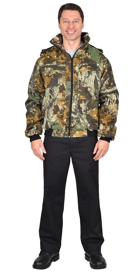 Куртка &quot;АРТ. 16000&quot; демисезон.укороченная (тк. смесовая) КМФ Темный лес
