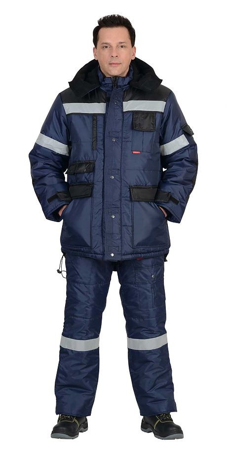 Костюм рабочий зимний V10080b мужской: куртка, полукомбинезон