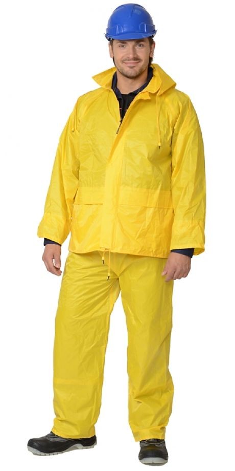 Костюм &quot;АРТ. 10835&quot; нейлоновый куртка, брюки жёлтый