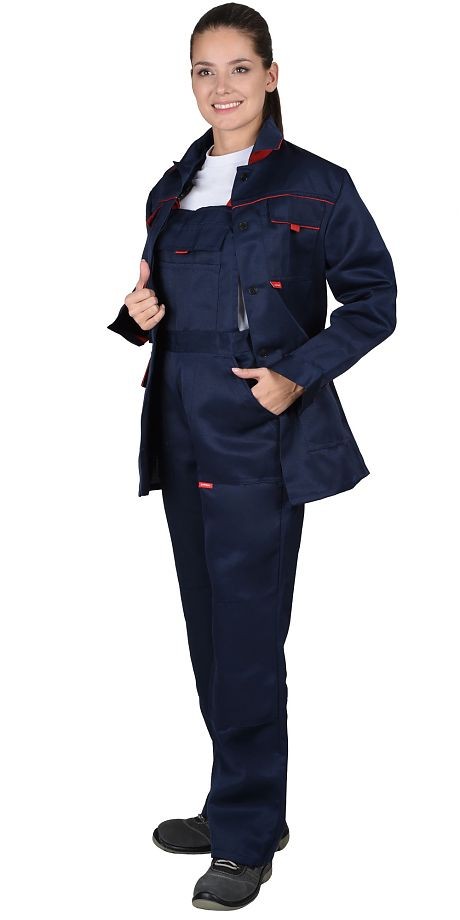 Костюм рабочий летний V10034b женский: куртка, полукомбинезон