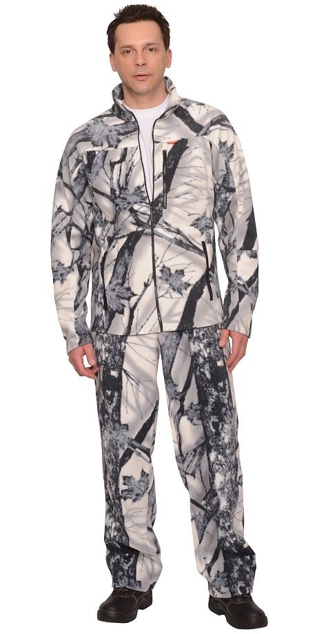 Костюм флисовый АРТ. 10814 куртка, брюки &quot;Зимний лес&quot;