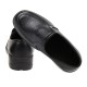 Туфли женские на резинке АРТ. 50775 черные иск. Кожа