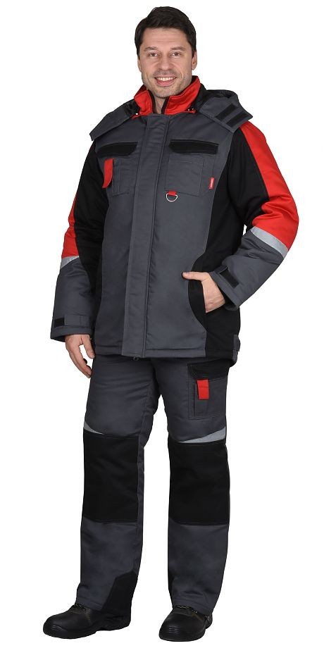Костюм рабочий зимний V10103b мужской: куртка, полукомбинезон