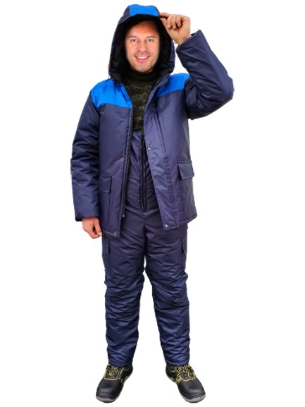 Костюм рабочий зимний V51882b мужской: куртка, полукомбинезон