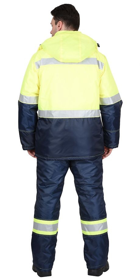 Костюм рабочий зимний V17112b мужской: куртка, полукомбинезон