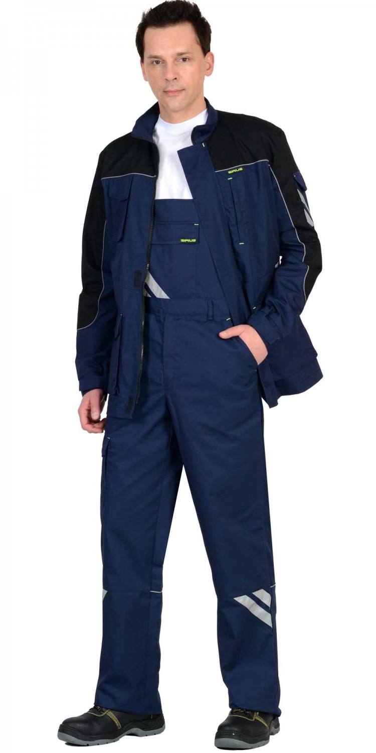 Костюм рабочий летний V11000b мужской: куртка, полукомбинезон