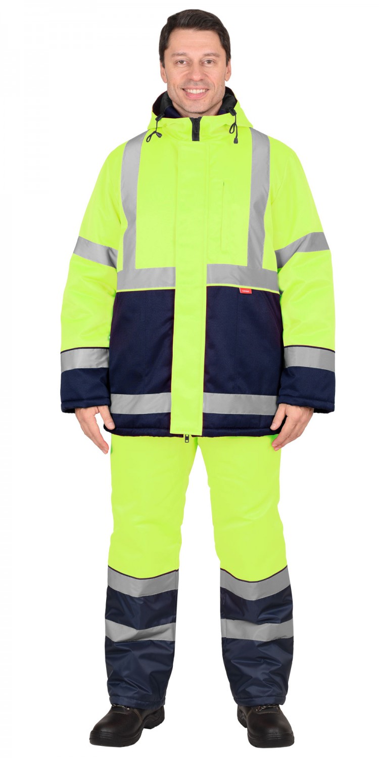 Костюм рабочий зимний V53963b мужской: куртка, полукомбинезон