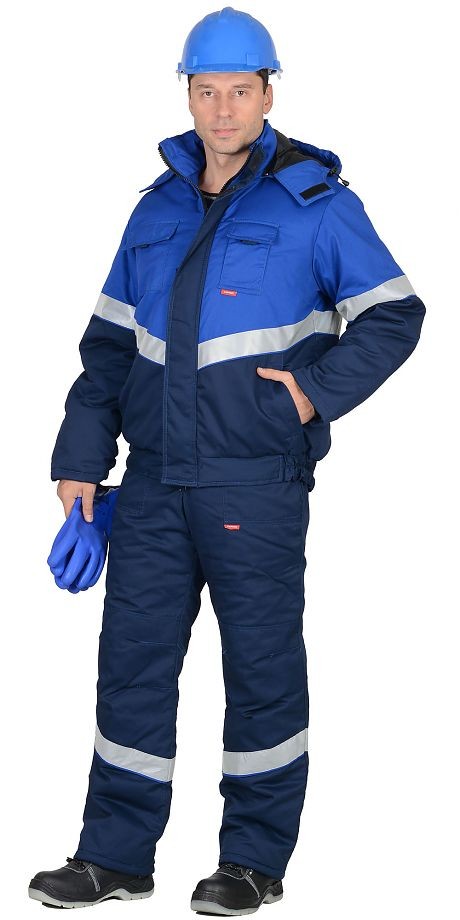 Костюм рабочий зимний V17283b мужской: куртка, полукомбинезон