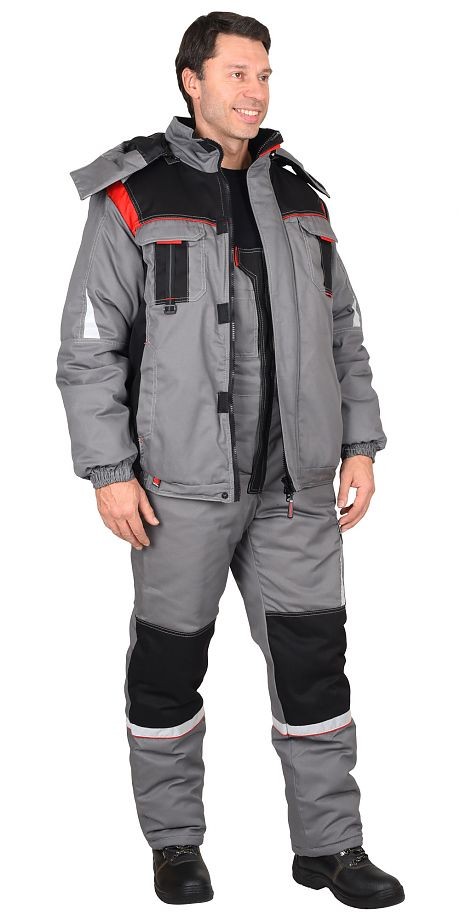 Костюм рабочий зимний V17491b мужской: куртка, полукомбинезон