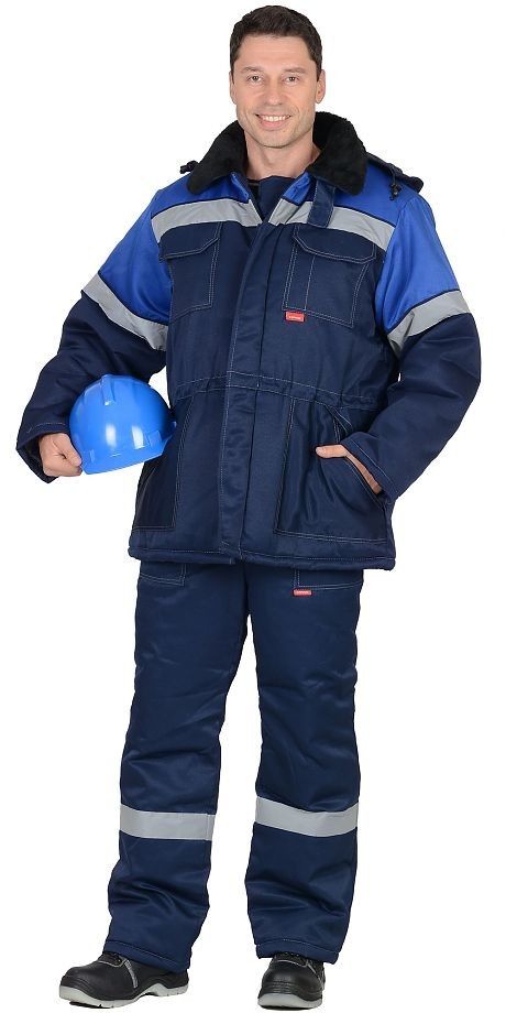 Костюм рабочий зимний V10088b мужской: куртка, полукомбинезон