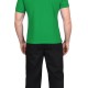 Рубашка-поло АРТ. 59225 короткие рукава св.зеленая, рукав с манжетом, пл.180 г/кв.м.