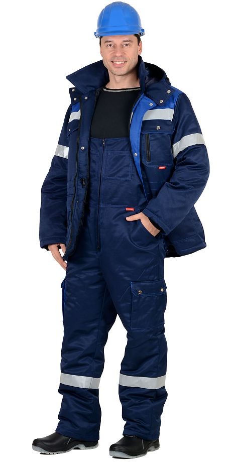 Костюм рабочий зимний V17570b мужской: куртка, полукомбинезон