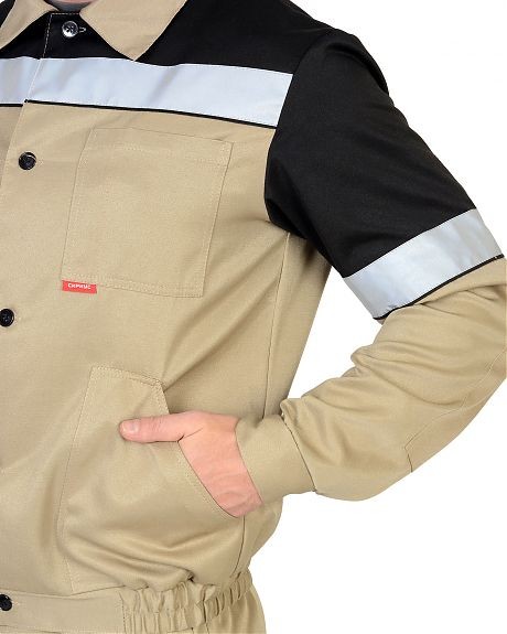 Костюм рабочий летний V15299b мужской: куртка, полукомбинезон