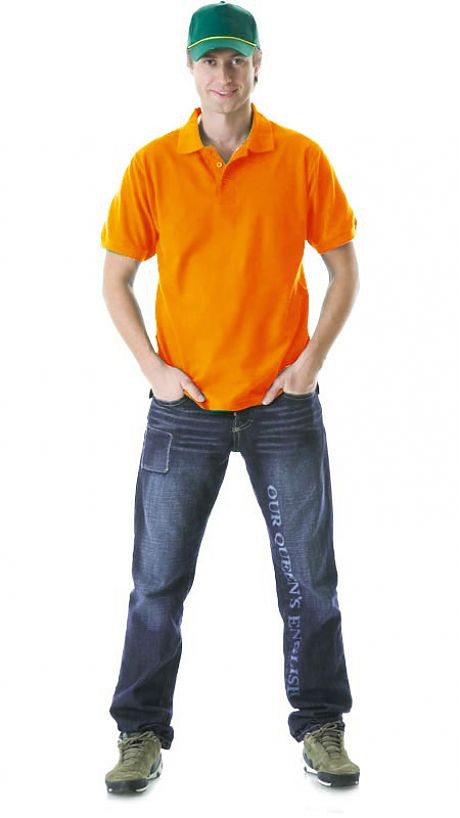 Рубашка &quot;АРТ. 10298&quot; оранжевая