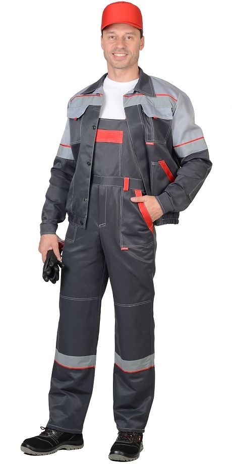 Костюм рабочий летний V15708b мужской: куртка, полукомбинезон