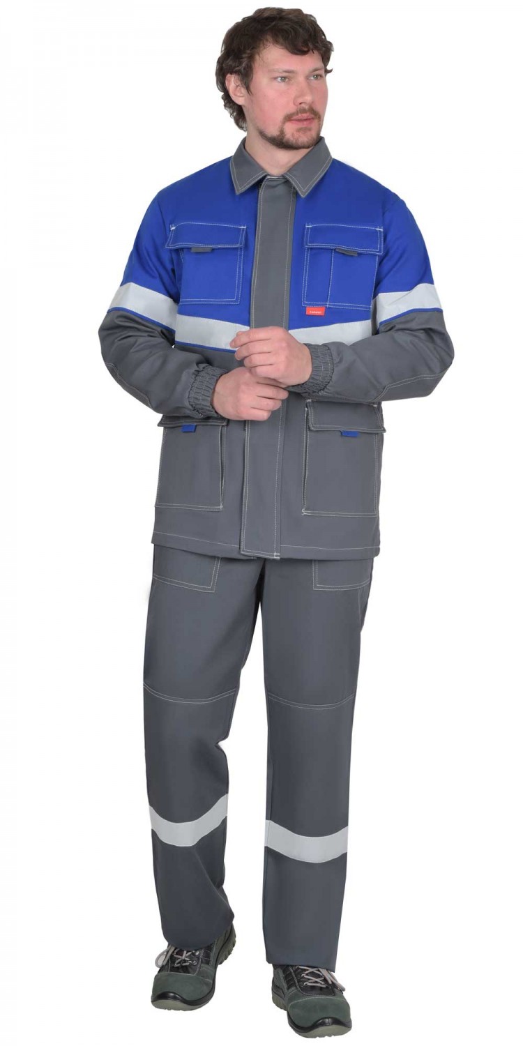Костюм рабочий летний V60237b мужской: куртка, полукомбинезон