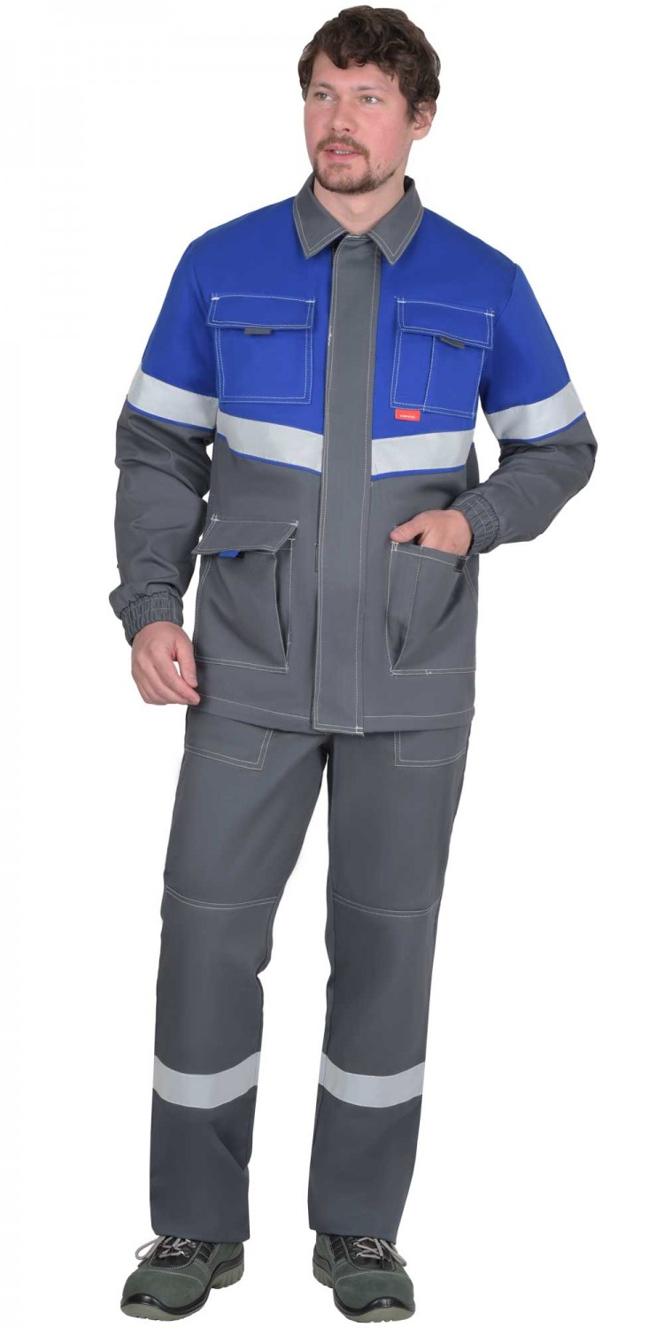 Костюм рабочий летний V60237b мужской: куртка, полукомбинезон