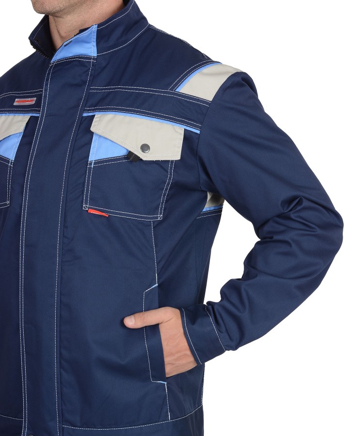 Костюм рабочий летний V16060b мужской: куртка, полукомбинезон