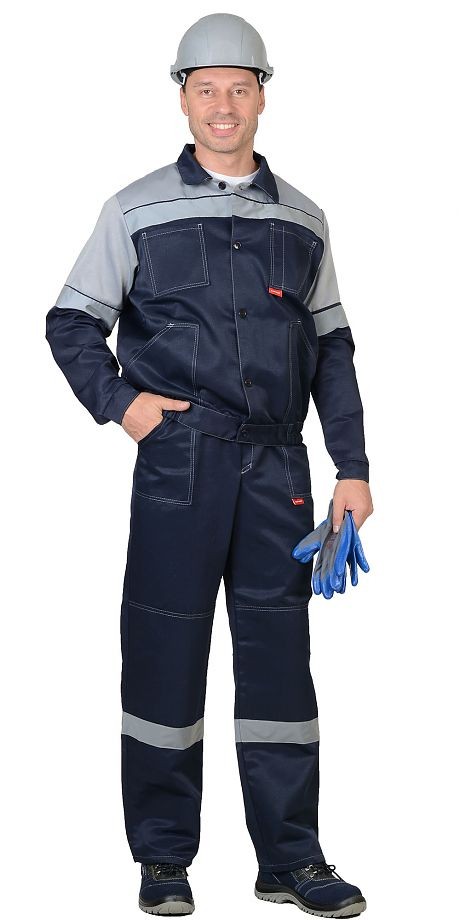Костюм рабочий летний V16616b мужской: куртка, полукомбинезон